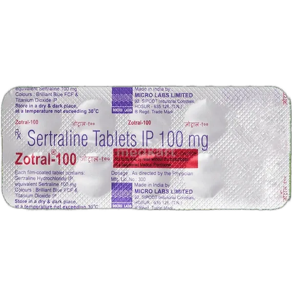 zotral 100mg tablet 10's